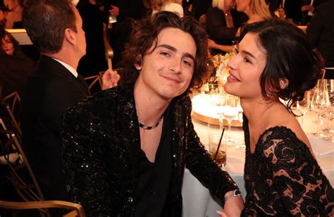 kylie jenner and timothee chalamet photos